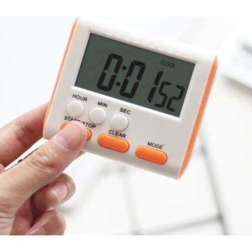 Electronic alarm clock stopwatch time countdown timer manager student learning time reminder