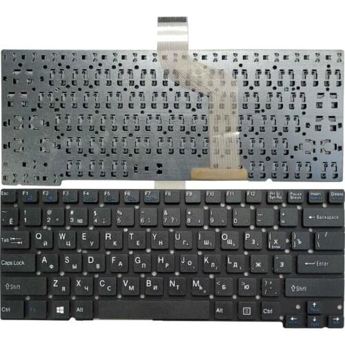New RU Russian Keyboard For Sony Vaio SVT13 SVT 1311 SVT13115 WITHOUT Frame black laptop Keyboard 149109811 RU