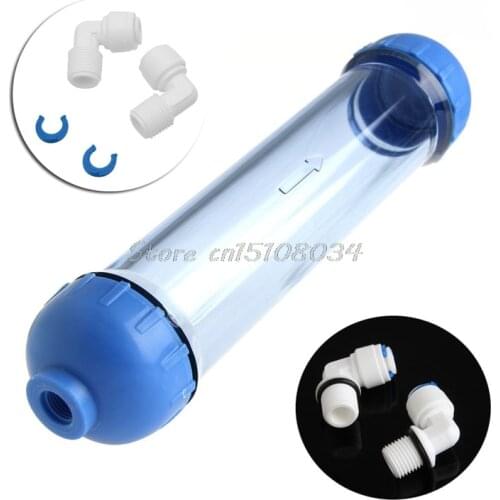 Water Filter Housing Fill T33 Shell Filter Tube Transparent Reverse Osmosis DIY S08 Wholesale&DropShip