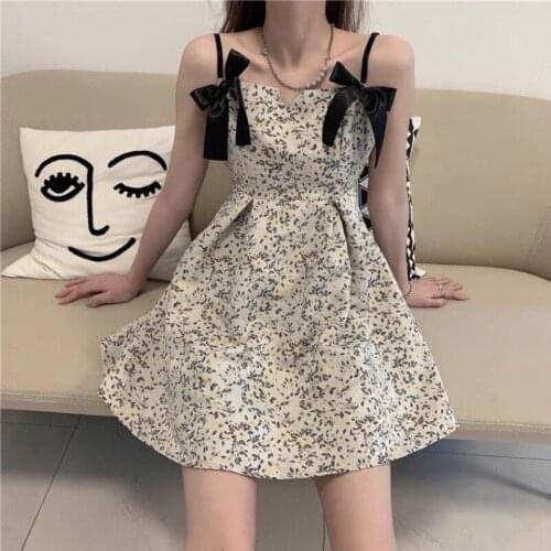 Summer Womens Dress 2021 Dress Girl Dress New Floral Sexy Dress Women Spaghetti Strap Casual Party Dresses Sundress Vestidos