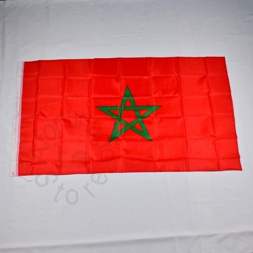 Morocco Moroccan 90*150cm flag Banner 3x5 Foot National flag for meet,Parade,party.Hanging,decoration