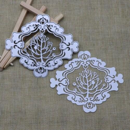 Tree Frame Metal Cutting Dies for Cloud Diamond Scrapbooking Steel Craft Cut Die Embossing Paper Card Album Stencil