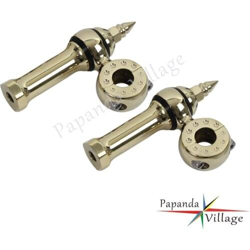 Motorbikes Old School Solid Brass Handlebar Risers 7/8" Handlebar Risers For Harley Touring Bobber Chopper 7/8" Handlebar Risers