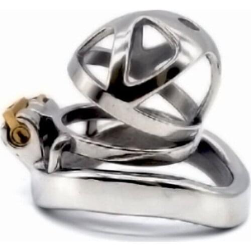 Male Chastity Cage 40/45/50mm to Choice Sex Toys for Men Penis Rings Stainless Steel Penis Sleeve Male Chastity Device G7252A