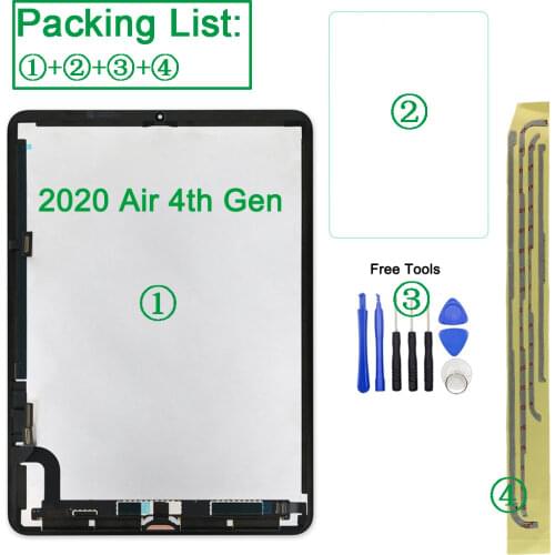 1Pcs LCD Screen Lovain Display For iPad Air 2020 10.9-inch 4 4th Generation Air4 A2324 A2325 A2072 A2316
