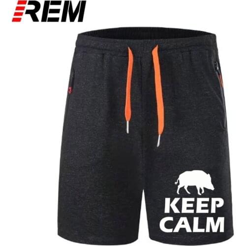 Keep Calm And Love Boar Men Streetwear Oversized long Sleeve Round Neck Hip Hop Camiseta panties short pants