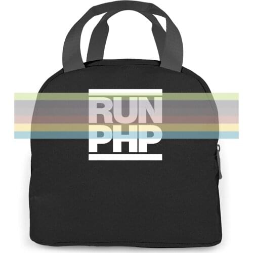 Runer PHP, Mens Coder Web Developer Animal Brand Style Cool women men Portable insulated lunch bag adult