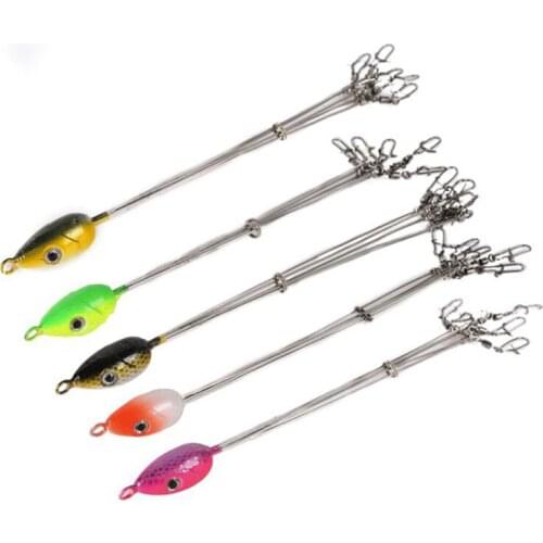 1set Fishing Group Sequins Alabama Fishing Team 25cm Group Attack Fishing Group Metal Bait with Sequins Fake Bait Lure Bait