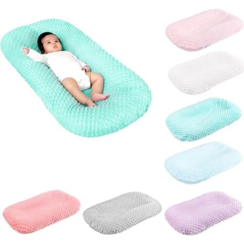 Ultra Soft Removable Slipcover Newborn Lounger Cover Baby Infants Sleeping Pad Cover Pillowcase