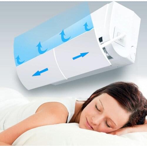 Air Conditioner Wind Shield Cover Adjustable Home Cold Air Conditioning Parts Deflector Baffle Shield Wind Anti Direct Blowing
