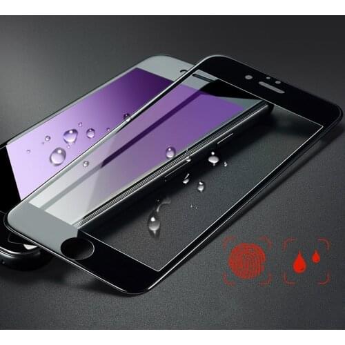 Magtim Full Coverage Screen Protector For iPhone 7 8 6s Plus Tempered Glass For iPhone XS Max XR 5s 11 Pro Max Protective Film