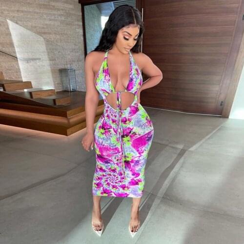 ZJFZML ZZ Summer Knitted Dresses