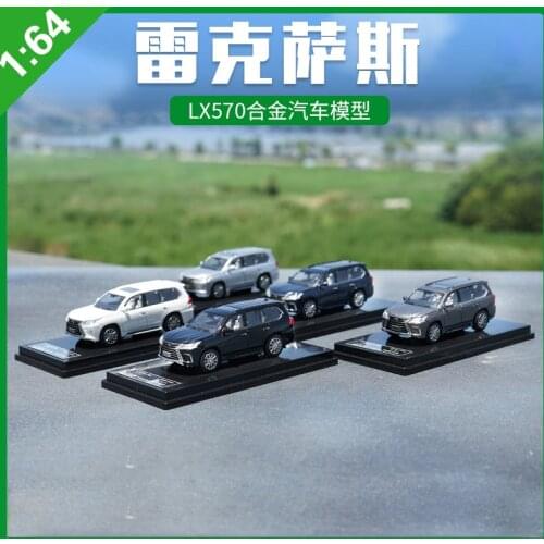 1:64 Toyota LEXUS LX570 Alloy Car Static Metal Model Vehicles For Collectibles Gift