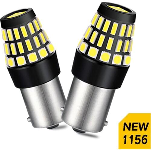 2x P21W 1156 BA15S 1800LM High quality LED Reverse light For Kia Rio 3 4 2015 2016 2017 2018 LED Daytime Running Light DRL Lamp