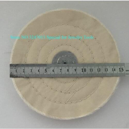 White Buff Cotton Clothes Buff for Jewelry Polishing 5pcs