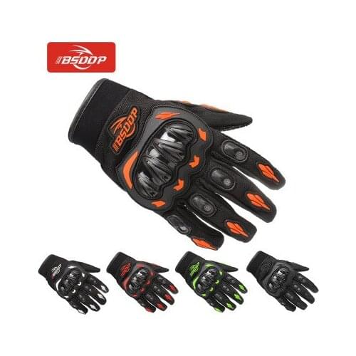 85% vendite calde!!! Guanti protettivi da corsa per Motocross da moto con guscio rigido antiscivolo a dito pieno