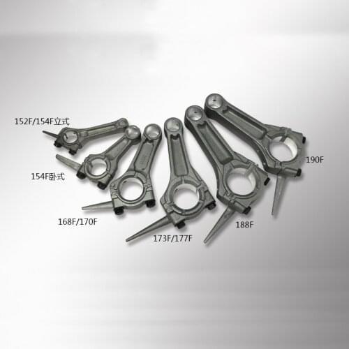 Gasoline generator connecting rod accessories, 152F 154F168F170F177F 2KW 8kw, power crankshaft connecting rod