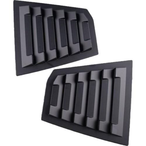 Car Rear Side Window Quarter Scoop Louver Shutter Cover Trim for Chevrolet Cruze 2017-2018