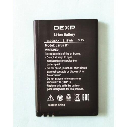 B-TAIHENG 100% New 1400mAh Larus B1 Battery for DEXP Larus B1 mobile phone battery High Quality
