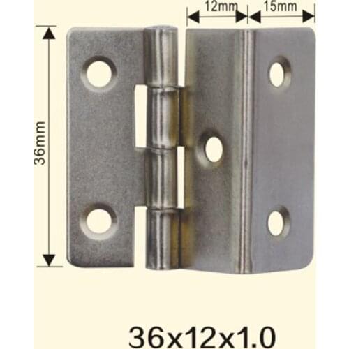 Freeshipping 36*12*1mm Iron Metal Hinge Sewing Machine Folding Table Furniture Flip Tray Hinges Big Door Hinges