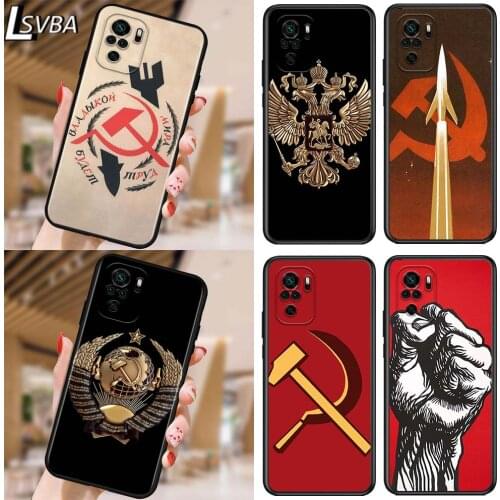 Russia flag for Xiaomi Redmi Note 10 10S 9 9T 9S 9Pro Max 8T 8Pro 8 7 6 5 Pro 5A 4X 4 Soft Black Phone Case