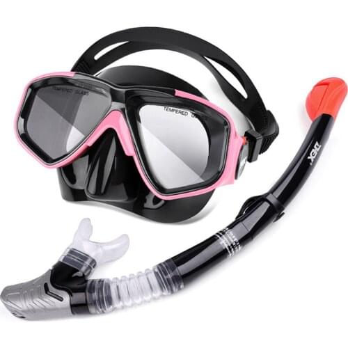 Scuba Diving Full Face Mask Swimming Underwater Tube Anti Fog Goggles Respiratory Scuba Snorkeling Professional Diving Equipment