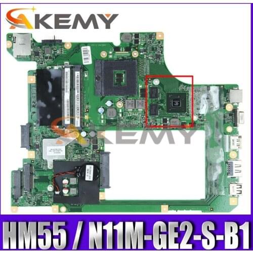 Laptop motherboard For LENOVO B560 GT310M Notebook Mainboard 10203-1 LA56 48.4JW06.011 HM55 N11M-GE2-S-B1 DDR3
