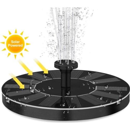 Mini Solar Fountain Pond Waterfall Multi-purpose Bird Bathtub Fountain Environmental Protection Design Suitable For Garden Pool