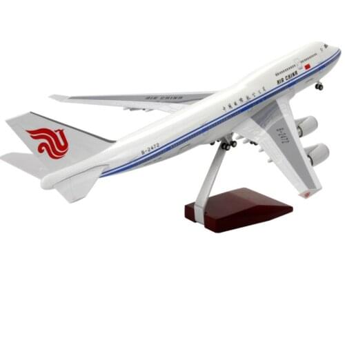 B747 Aerobus Simulation Model 47cm Length 1:150 Scale for Plane Ornaments Collection or Airshow