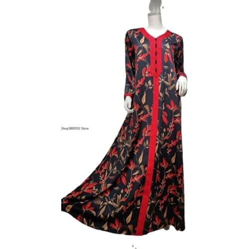 2021 New African Dresses for Women New Style Classic African Dashiki Fashion Loose Long Dress Africa Clothes
