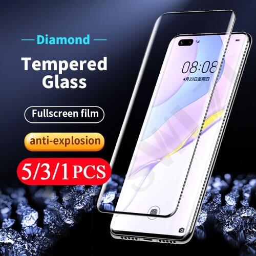 5/3/1Pcs 9D full cover for Huawei nova 7 pro 7i 6 SE 5 5Z 5i 5T Tempered Glass Phone Screen Protector smartphone protective Film