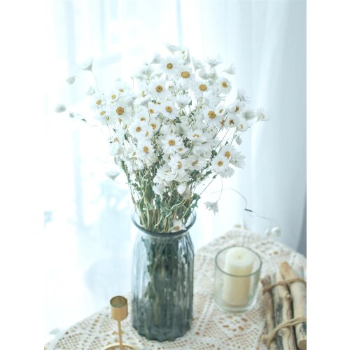 Natural Dried Flower Daisy Chrysanthemum Artificial Mini Flowers Table Centerpieces Home Decorations For Living Room Piecies