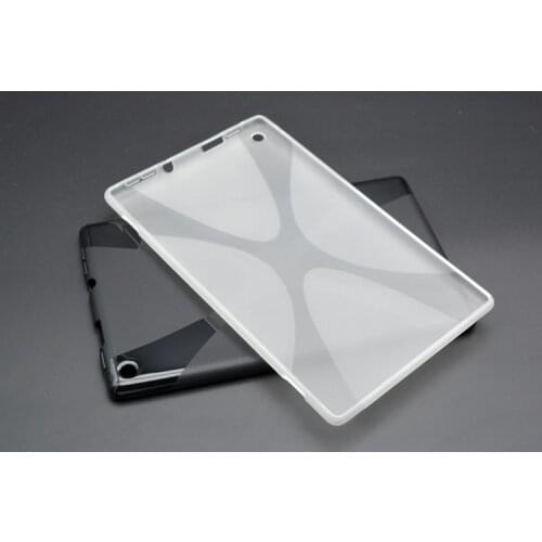 Anti-skid Matte X Line Soft Silicon Rubber TPU Gel Skin Cover Protector Case For Amazon Kindle Fire HD10 HD 10 2015 10.1" Tablet