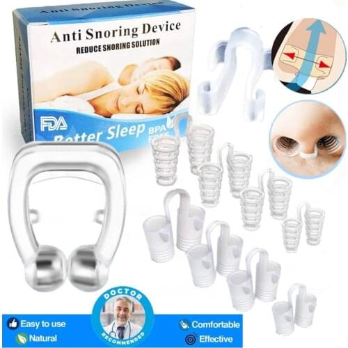 2/3/4/8PCS/set Snoring Solution Anti Snoring Devices Snore Stopper Nose Vents Nasal Dilators For Better Sleep Sleeping Aid