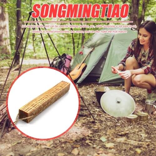 Outdoor Emergency Tools Fatwood Sticks Pinewood Flame Maker Fire Starter Wood Outdoor Camping Sports Fire Starter Kit