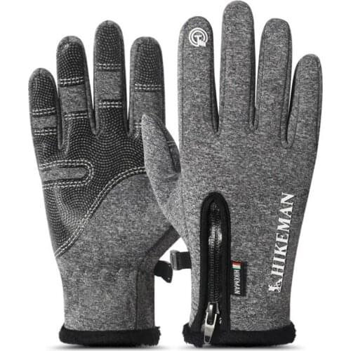 YSDNCHI Windproof Cycling Motorcycle Mittens Waterproof Touched Screen Gloves Running Winter Men Women NonSlip Warm