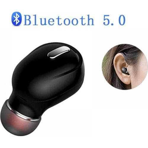 X9 1Pc Mini In-Ear Earbud Wireless Bluetooth 5.0 Heavy Bass Earphone Headset