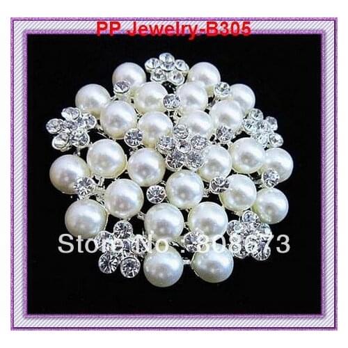 DHL,FEDEX FREE SHIPPING!(60pcs/lot)Wholesale cheap price!!Cream pearl Cotume brooches