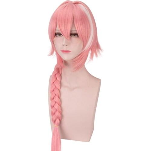 Fate Grand Order FGO Cosplay Pink Wig Janpanese Anime Game Astolfo Costume Wigs 100 Long Fate Apocrypha Synthetic Hair D37367AD