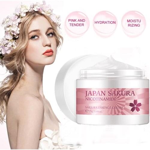 Cherry Blossom Essence Face Cream Nourishing Moisturizing Oil-control Acid Anti Wrinkle Aging Whitening Cream lotion Skin Care