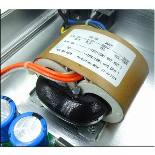 KYYSLB Transformer Dual 6V Dual 15V Dual 18V Dual 9V Dual 24V 30W R-type Amplifier Transformer Suitable for Preamp and DAC