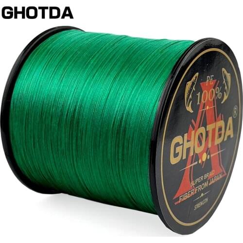 GHOTDA Carp Braided Fishing Line 8 Strand/4 Strands Pesca Fly Multifilamento Wire Spinning Cord Accessories 300M