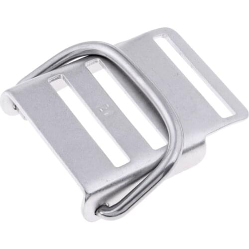 MagiDeal Lightweight Tank Cam Lock Buckle,Stainless Steel Lock Buckle for 2'' Scuba Diving Tank Strap Band Buckle