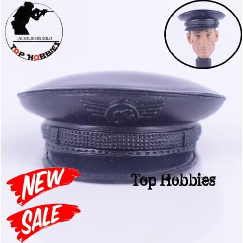 1/6 Scale Action & Toy Figures Accessories Big Army Hat DAM Officer Hat BJD Cap Police Hat Model F 12” Soldier Head Sculpt Body
