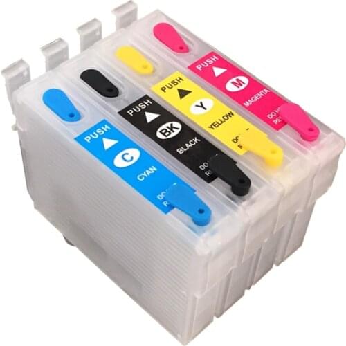 73N T0731N Refillable Ink Cartridge For Epson Stylus TX200 TX410 TX210 TX400 TX300F T40W TX600FW TX550W Printer With Chip