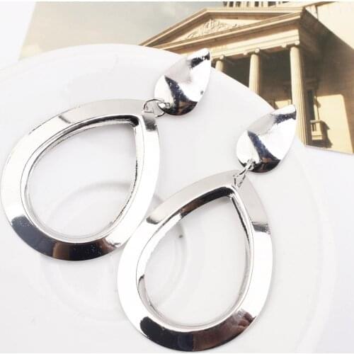 Fashion Jewelry Creative Simple Temperament Earrings Tide Mix And Match Geometric Metal Earrings Gift