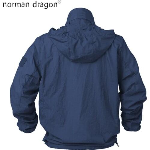 2018 Tactical Lightweight Jacket Men Summer Breathable Thin Hoody Military Portable Windbreaker Army Skin Quick Dry UV Jackets