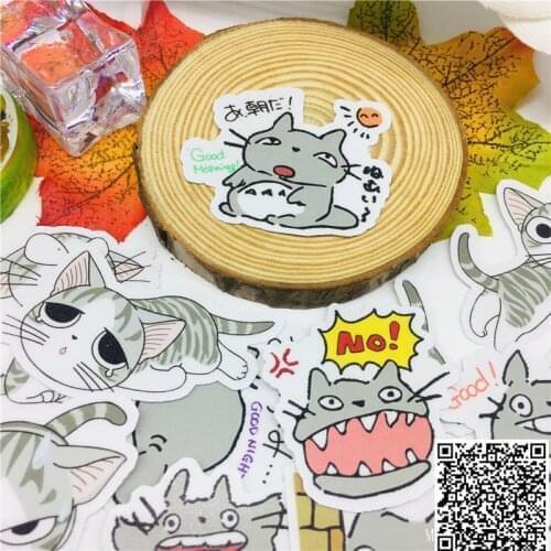 30 pcs Anime Naughty cat Stickers for Car Styling Bike Motorcycle Phone book Travel Luggage toy Funny Sticker Bomb Decals