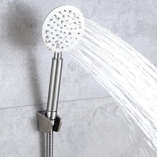 Handshower Head 150cm 304 Stainless Steel Shower Hose Bracket Shower Faucet Head Wall Mounted Faucet Accessor