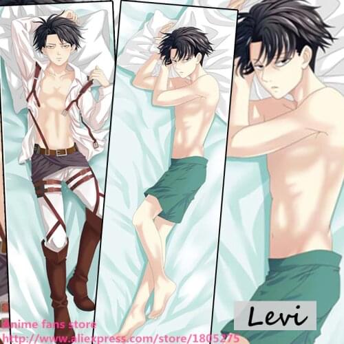 Anime Pillowcase Shingeki no Kyojin Levi Rivaille fujoshi Attack on Titan Rival Acdecorative Hugging Body Pillow Case Cover